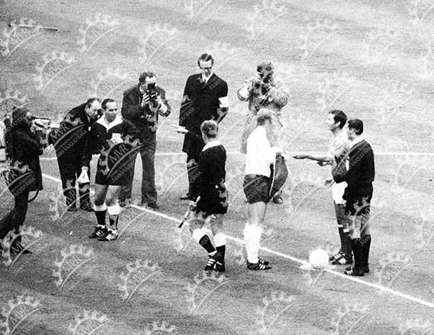 Inglaterra, 28 de junio 1966 - Prensa en la cancha